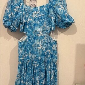 Lilly Pulitzer Kylanne Amalfi Blue Sunny State of Mind